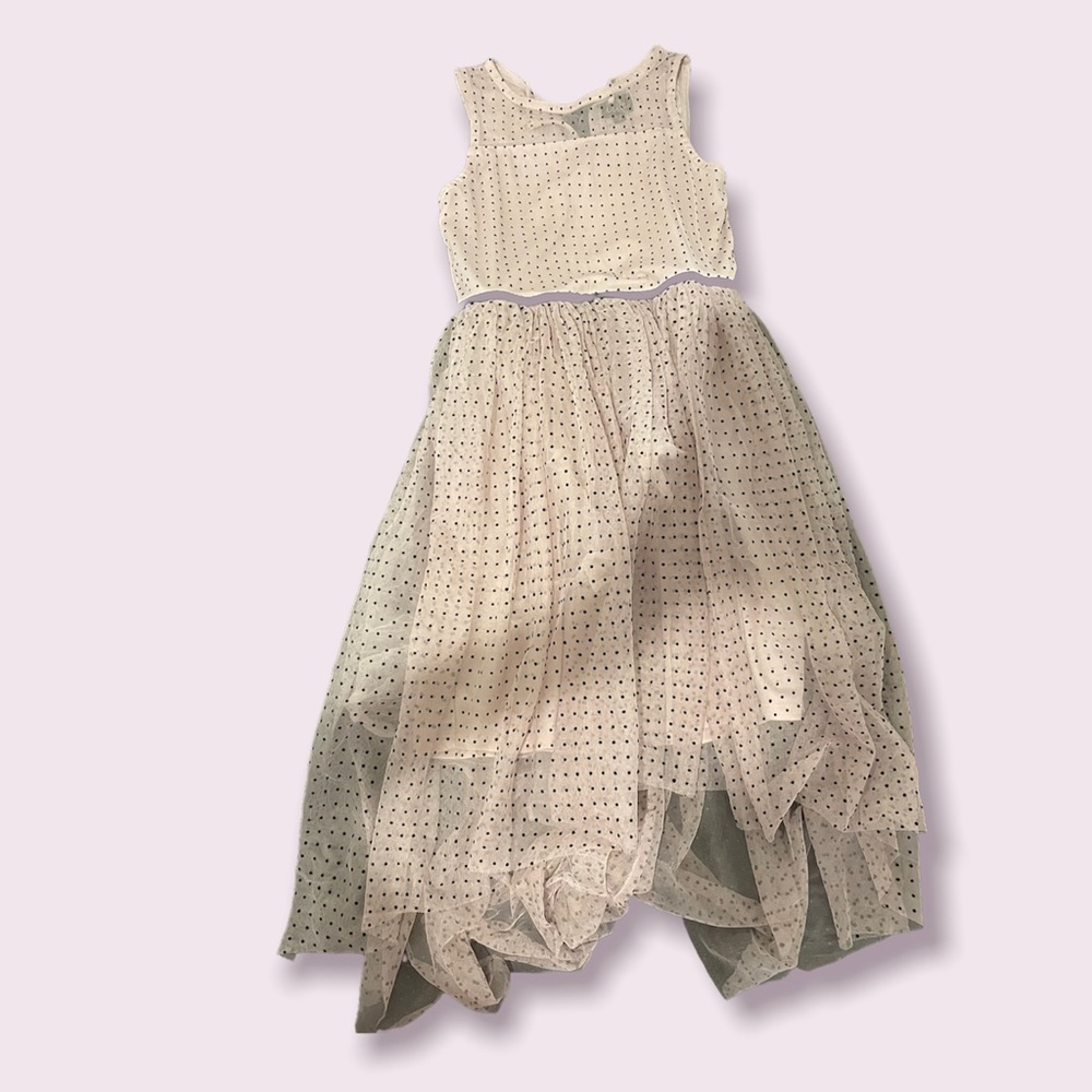 cute pink black polkadot dress